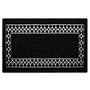 Conceptum Alfombra de Pasillo Bague Blanco y Negro 100x200 cm